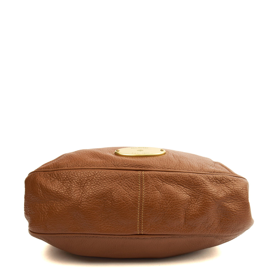 Mulberry Tote Mitzy Tote in Oak, Calfskin Leather — Top View