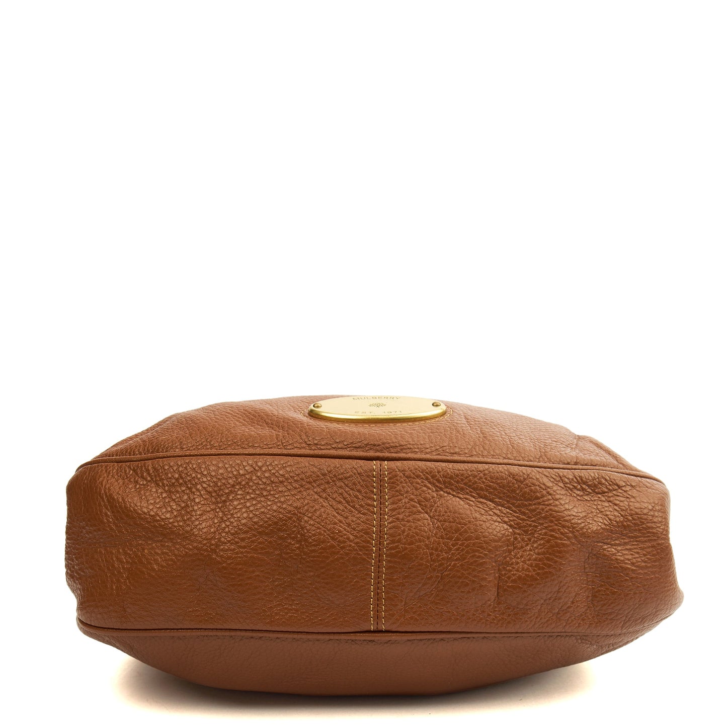 Mulberry Tote Mitzy Tote in Oak, Calfskin Leather — Top View