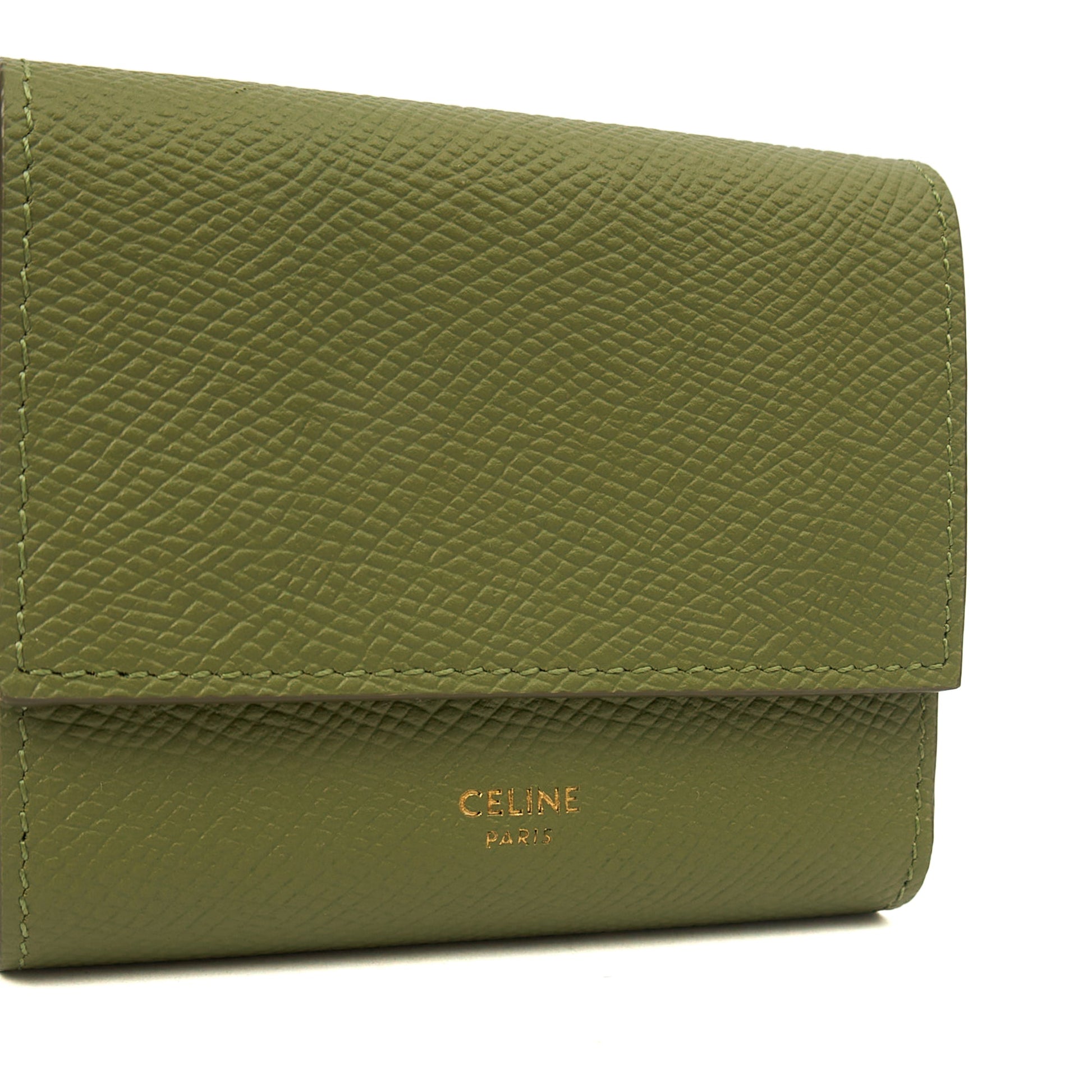 Celine Wallet Wallet in Khaki, Leather — Alternate View 20