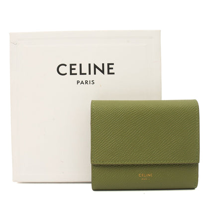 Celine Wallet Wallet in Khaki, Leather — Alternate View 7