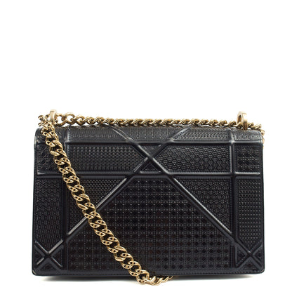 Christian Dior Shoulder Bag Diorama - Small in Blue, Leather — Back View