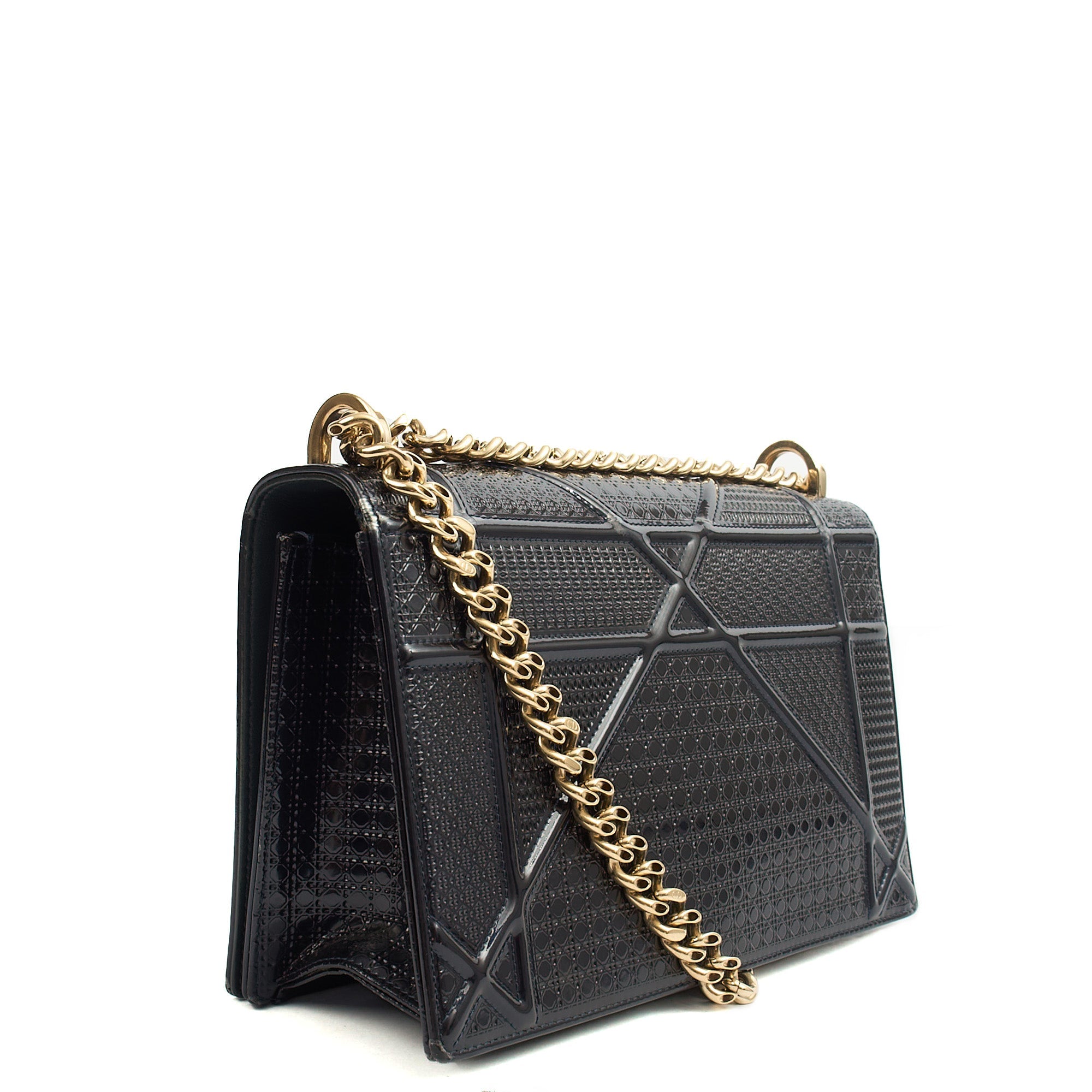 Christian Dior Shoulder Bag Diorama - Small in Blue, Leather — Alternate View 16