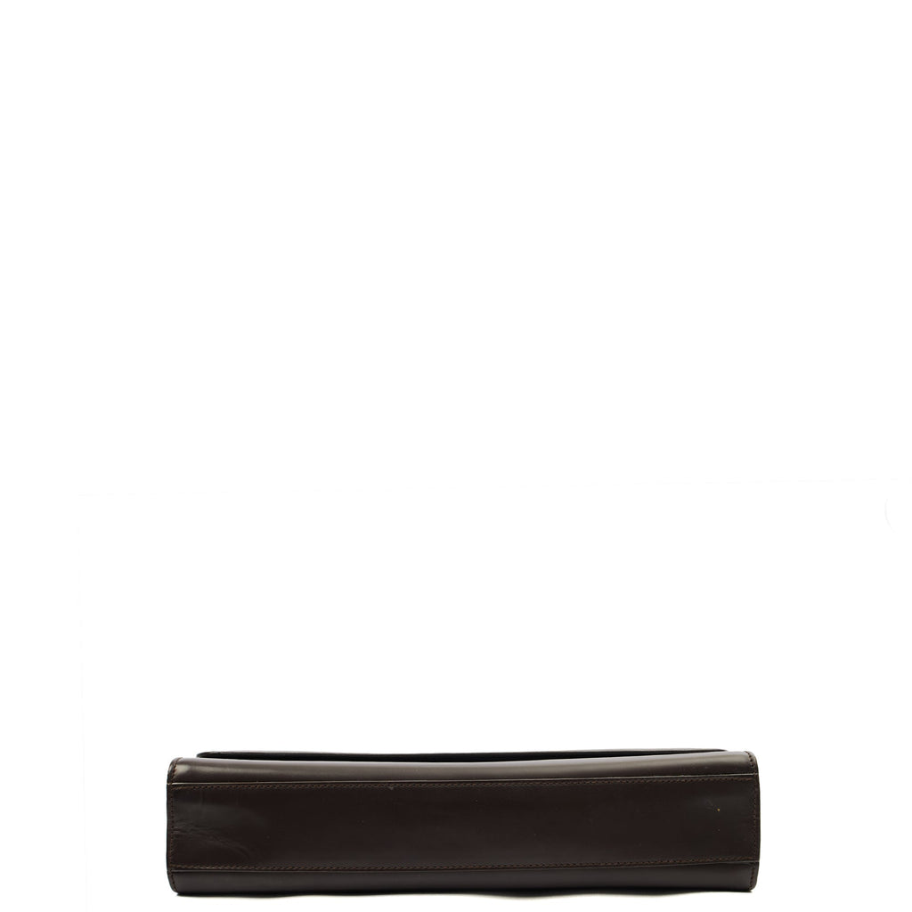 Gucci Shoulder Bag Vintage Shoulder Bag in Brown, Leather — Top View