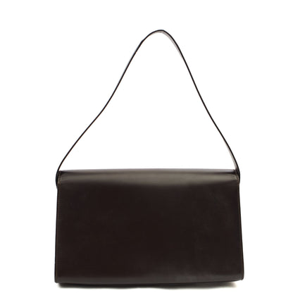 Gucci Shoulder Bag Vintage Shoulder Bag in Brown, Leather — Back View