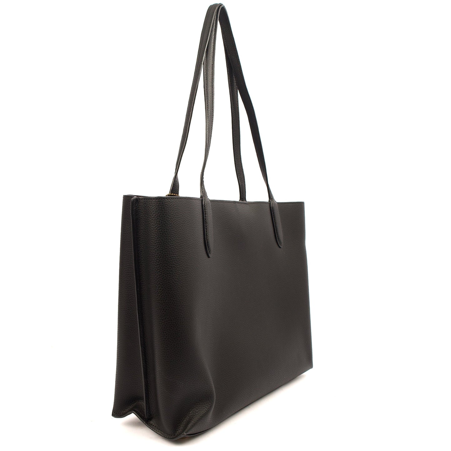 Coach Tote Willow Tote in Black, Leather — Back View