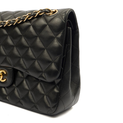 Chanel Shoulder Bag Classic Double Flap - Large in Black, Leather — Alternate View 8