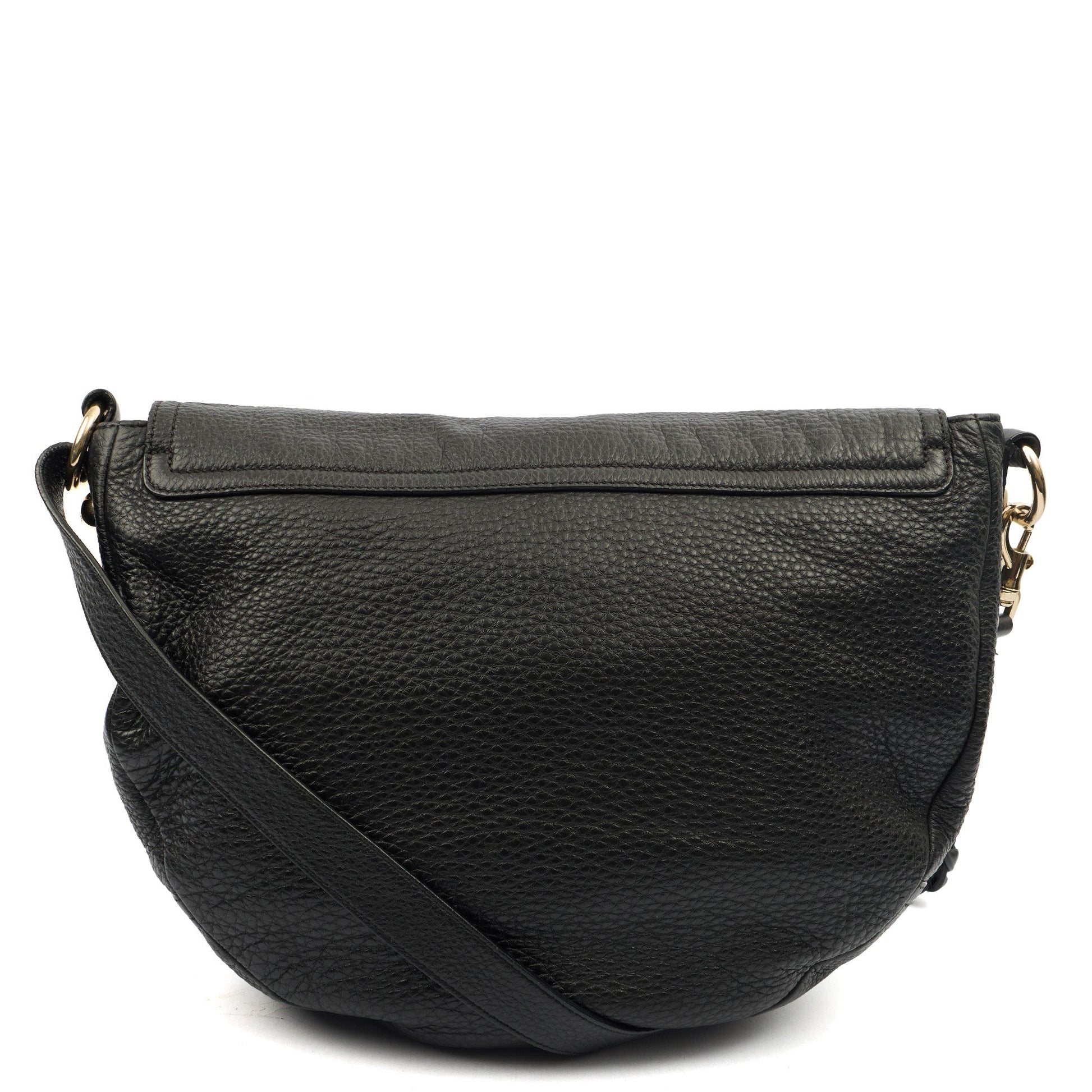 Mulberry Satchel Daria Satchel in Black, Leather — Back View