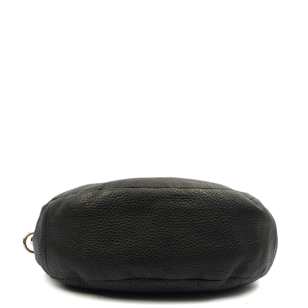 Mulberry Satchel Daria Satchel in Black, Leather — Top View