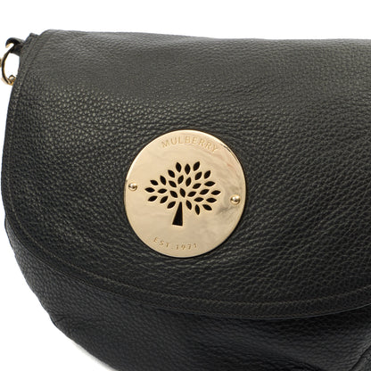 Mulberry Satchel Daria Satchel in Black, Leather — Lifestyle View