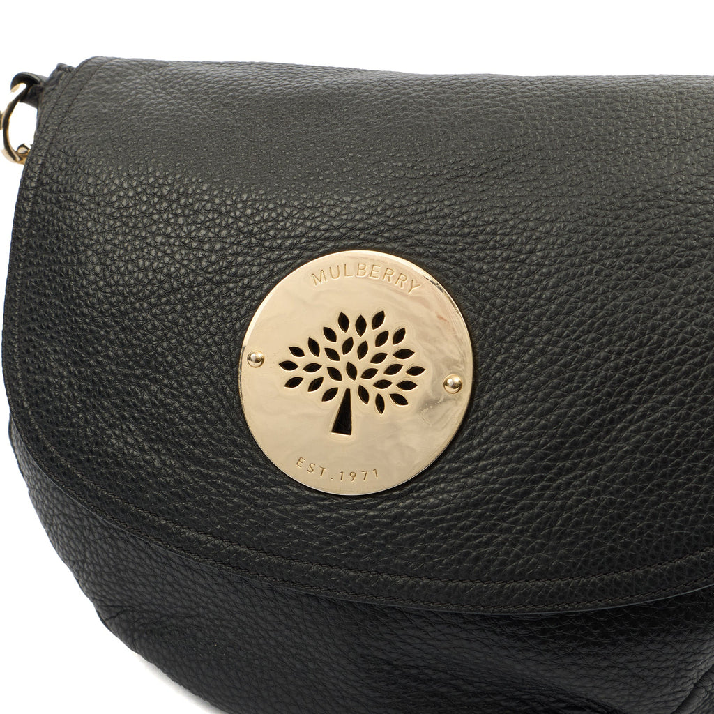 Mulberry Satchel Daria Satchel in Black, Leather — Alternate View 12
