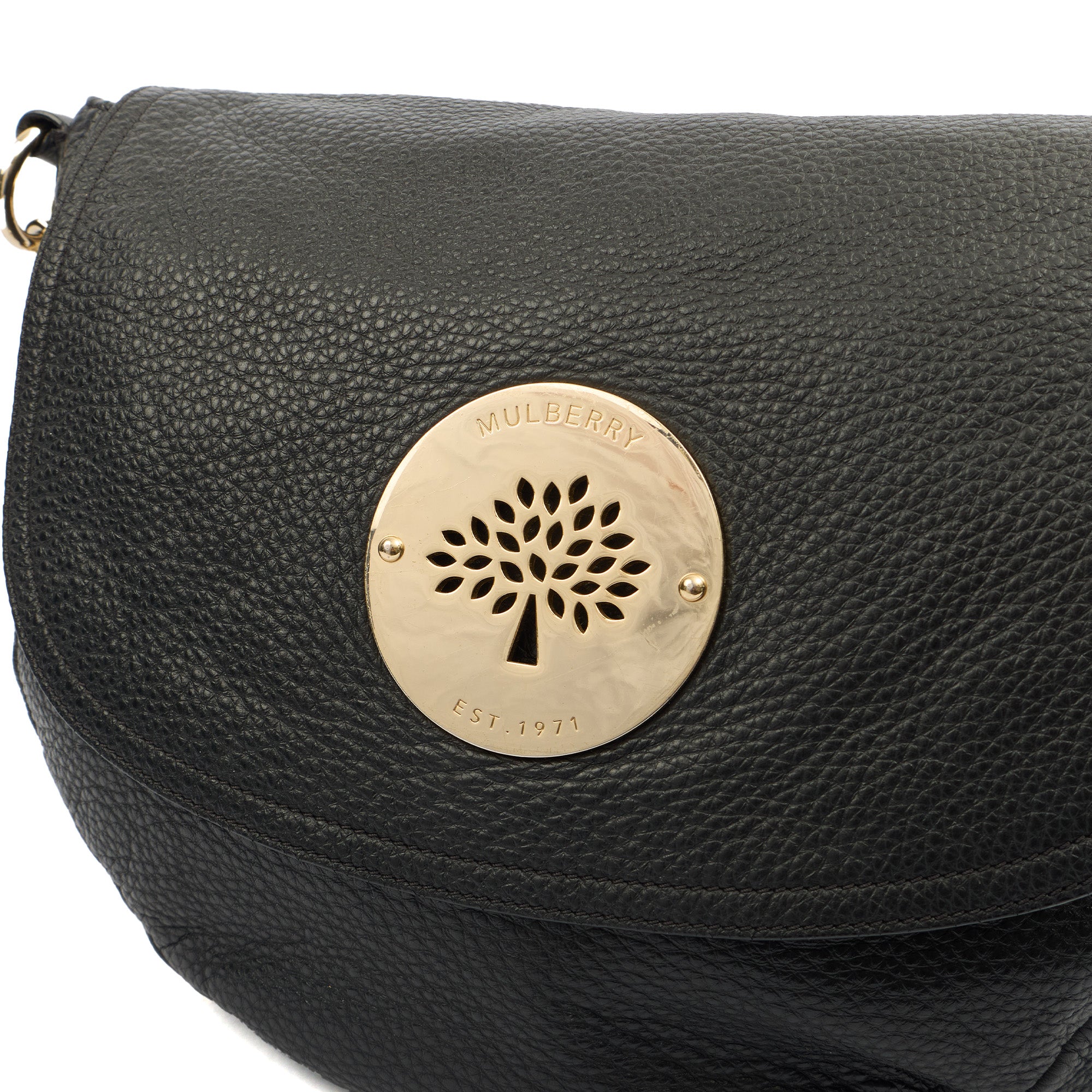 Mulberry Satchel Daria Satchel in Black, Leather — Alternate View 12