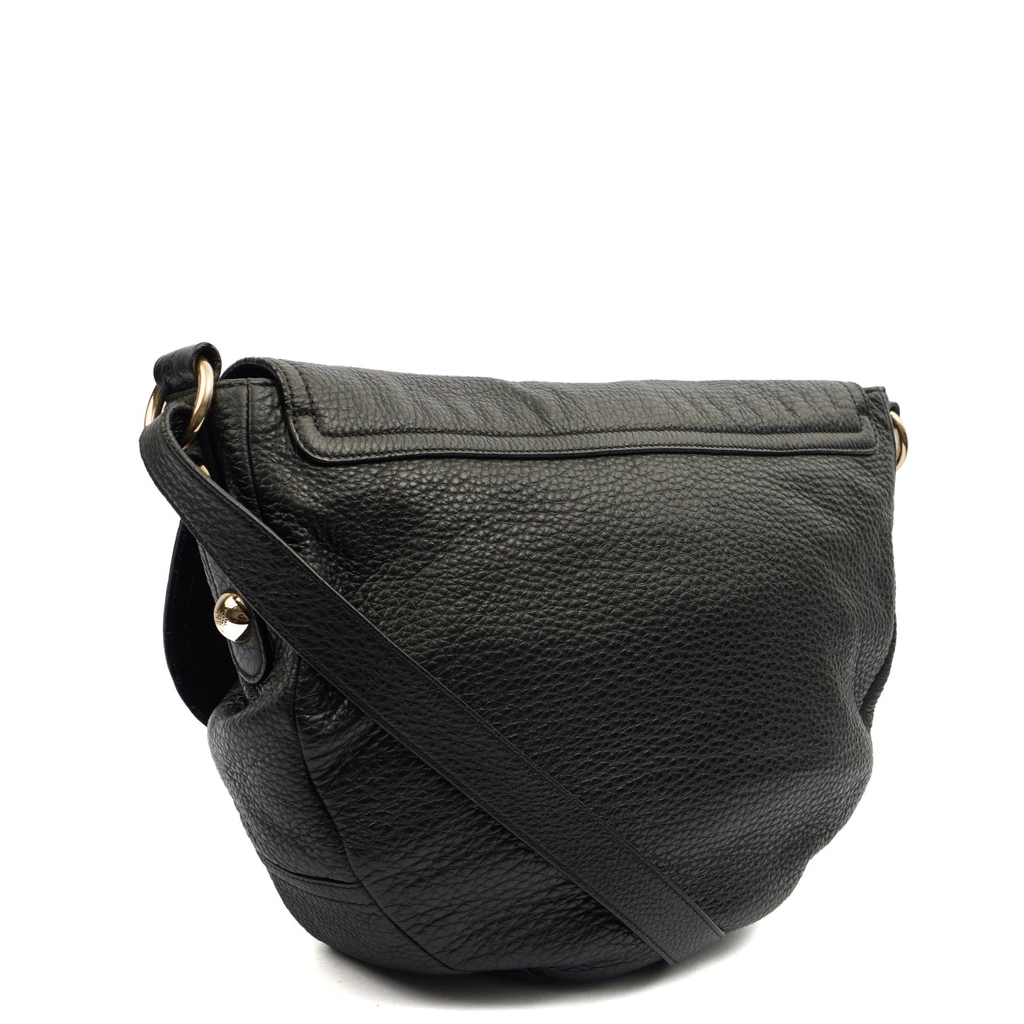Mulberry Satchel Daria Satchel in Black, Leather — Side View