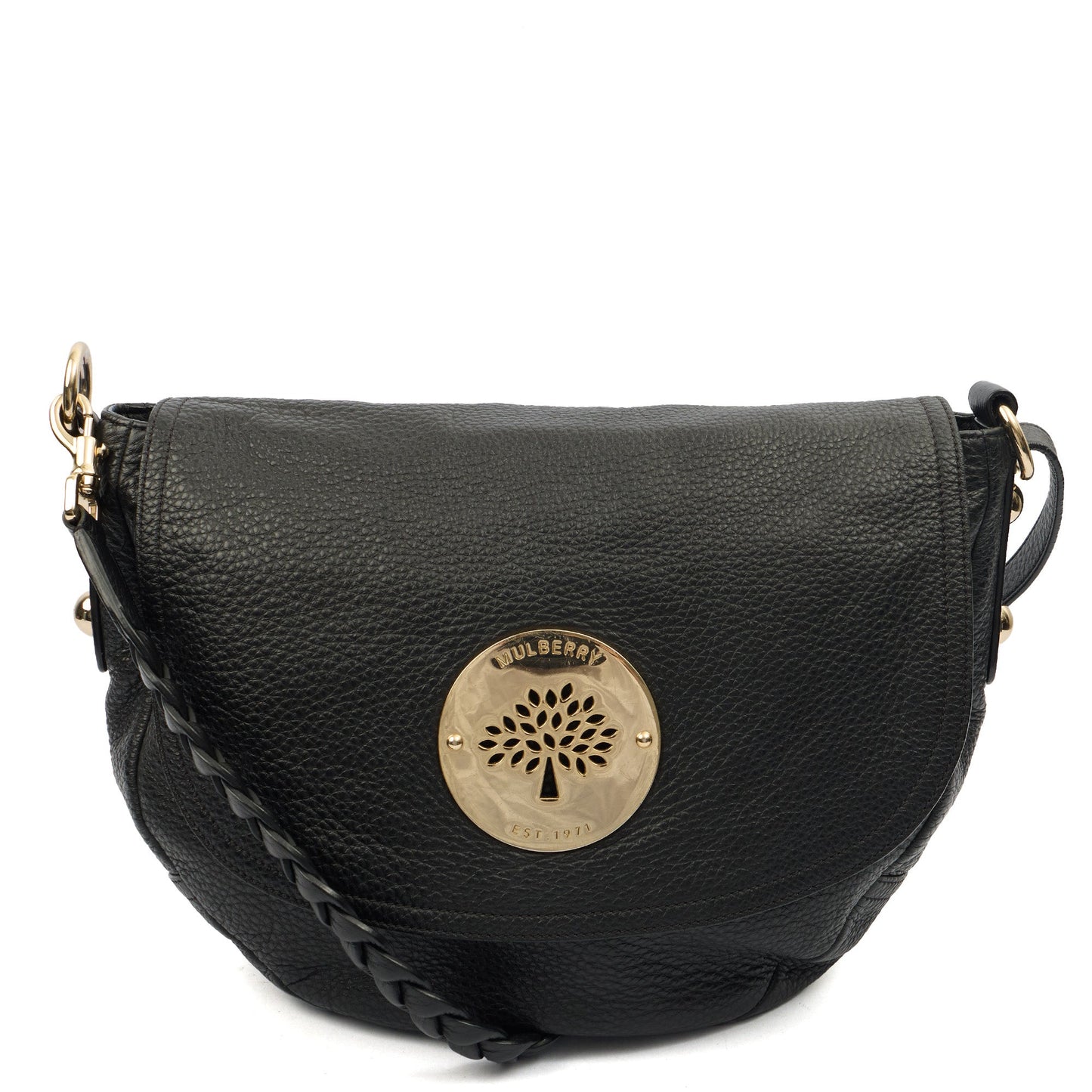 Mulberry Satchel Daria Satchel in Black, Leather — Alternate View 7