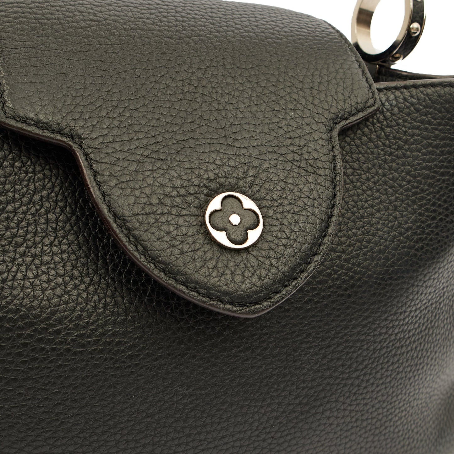 Louis Vuitton Tote Capucines MM in Black, Leather — Alternate View 13