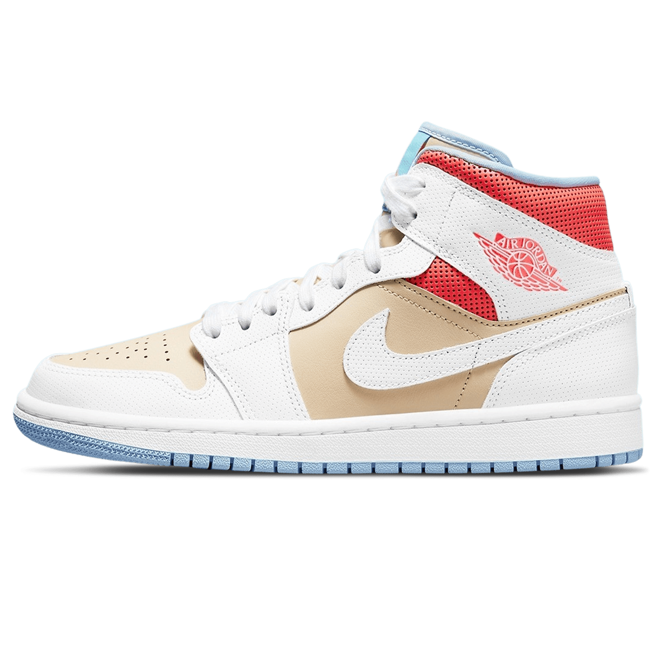 Air Jordan 1 Mid SE Wmns 'Sesame' — UK 2.5 | EU 35.5 | US 5 — Front View