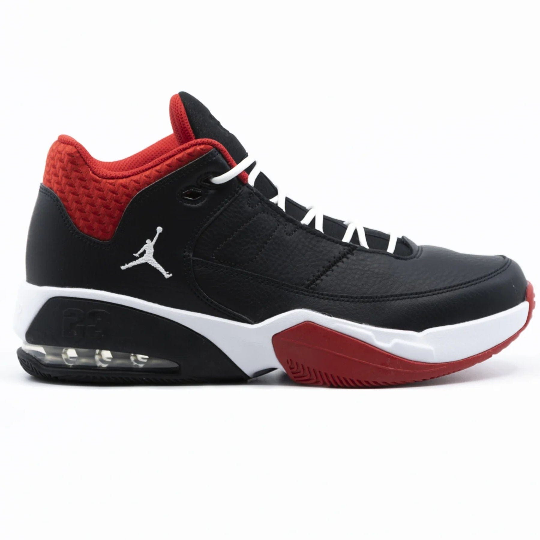 Jordan Max Aura 3 'Bred' — UK 3 | EU 35.5 | US 3.5 — Side View