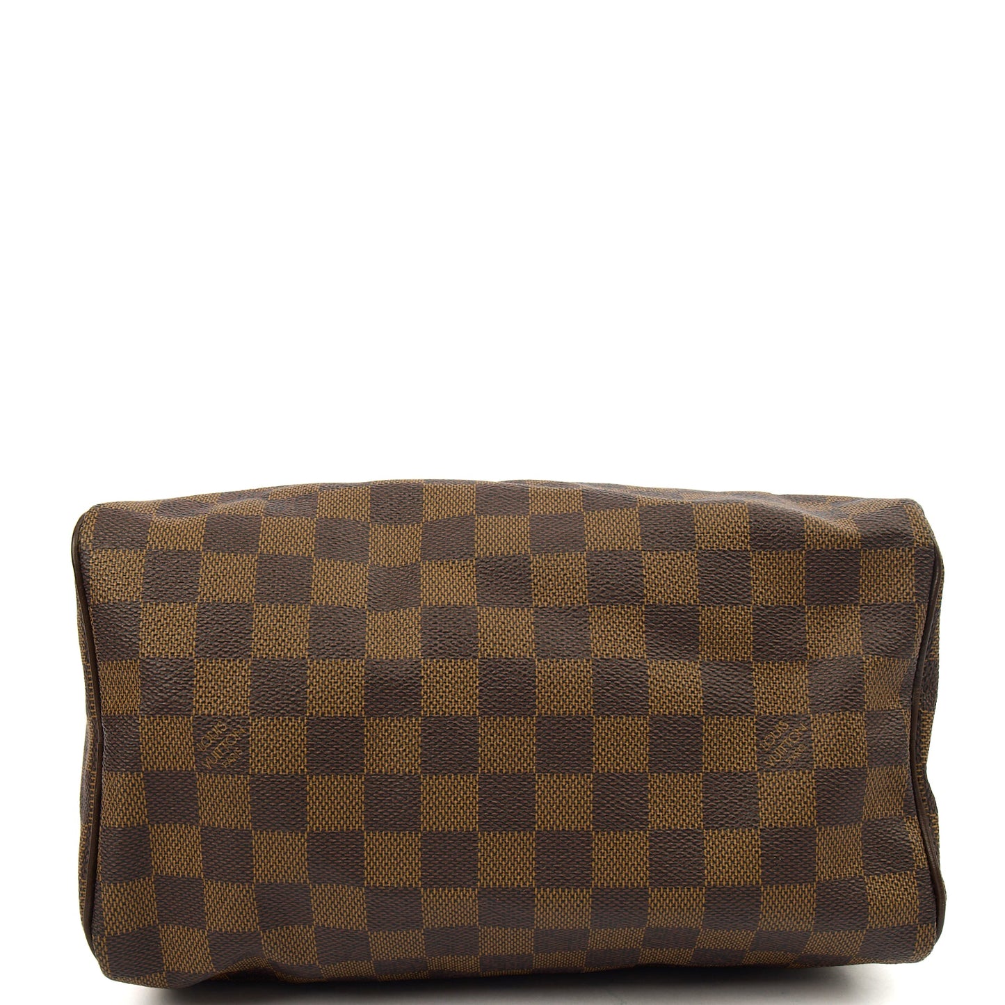 Louis Vuitton Top Handle Speedy 25 in Damier, Canvas — Detail View