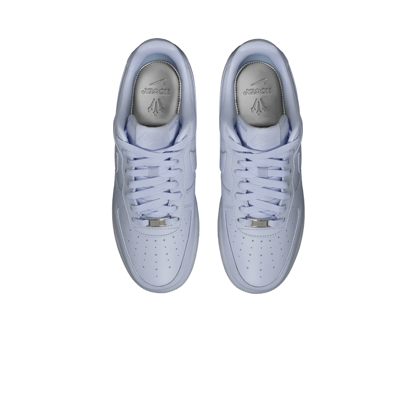 Nocta x Nike Air Force 1 Low 'Certified Lover Boy - Palest Purple' — UK 3 | EU 35.5 | US 3.5 — Top View