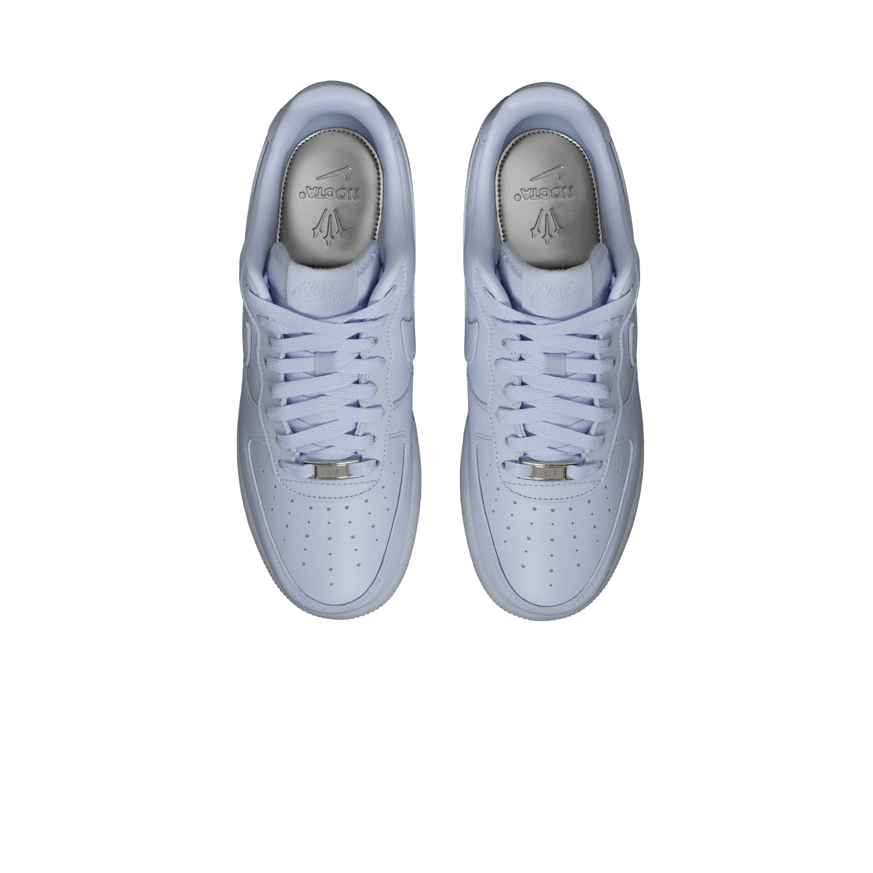 Nocta x Nike Air Force 1 Low 'Certified Lover Boy - Palest Purple' — UK 3 | EU 35.5 | US 3.5 — Top View