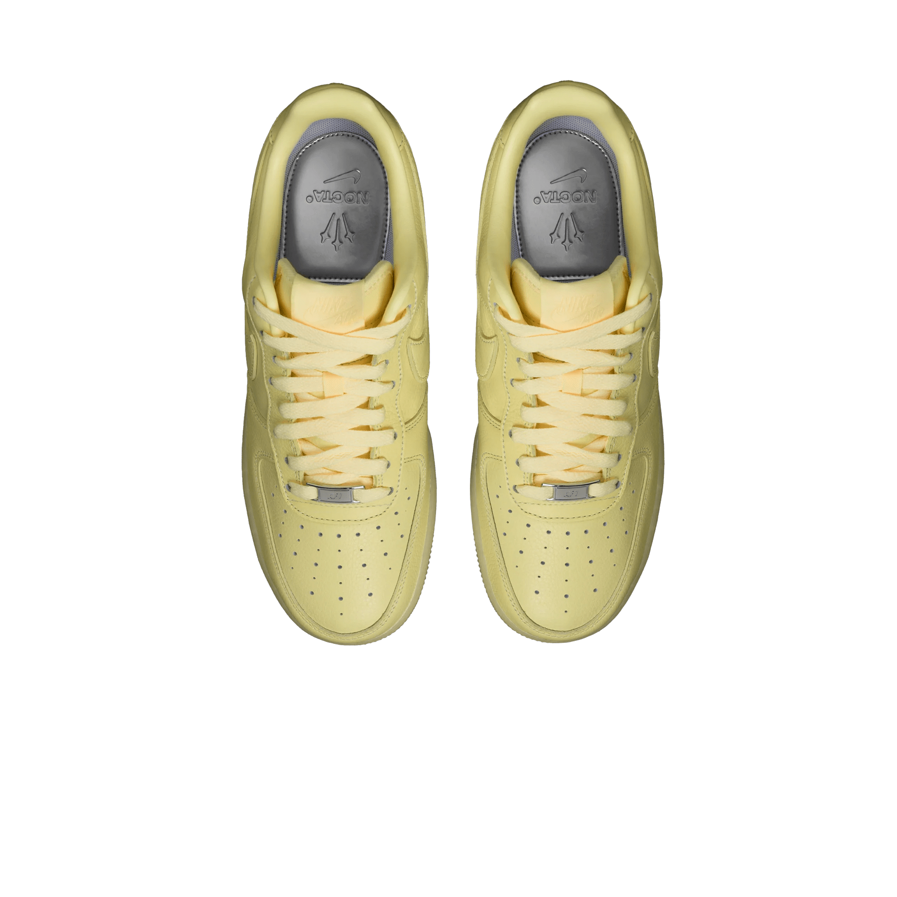 Nocta x Nike Air Force 1 Low 'Certified Lover Boy - Citron Tint' — UK 3 | EU 35.5 | US 3.5 — Back View