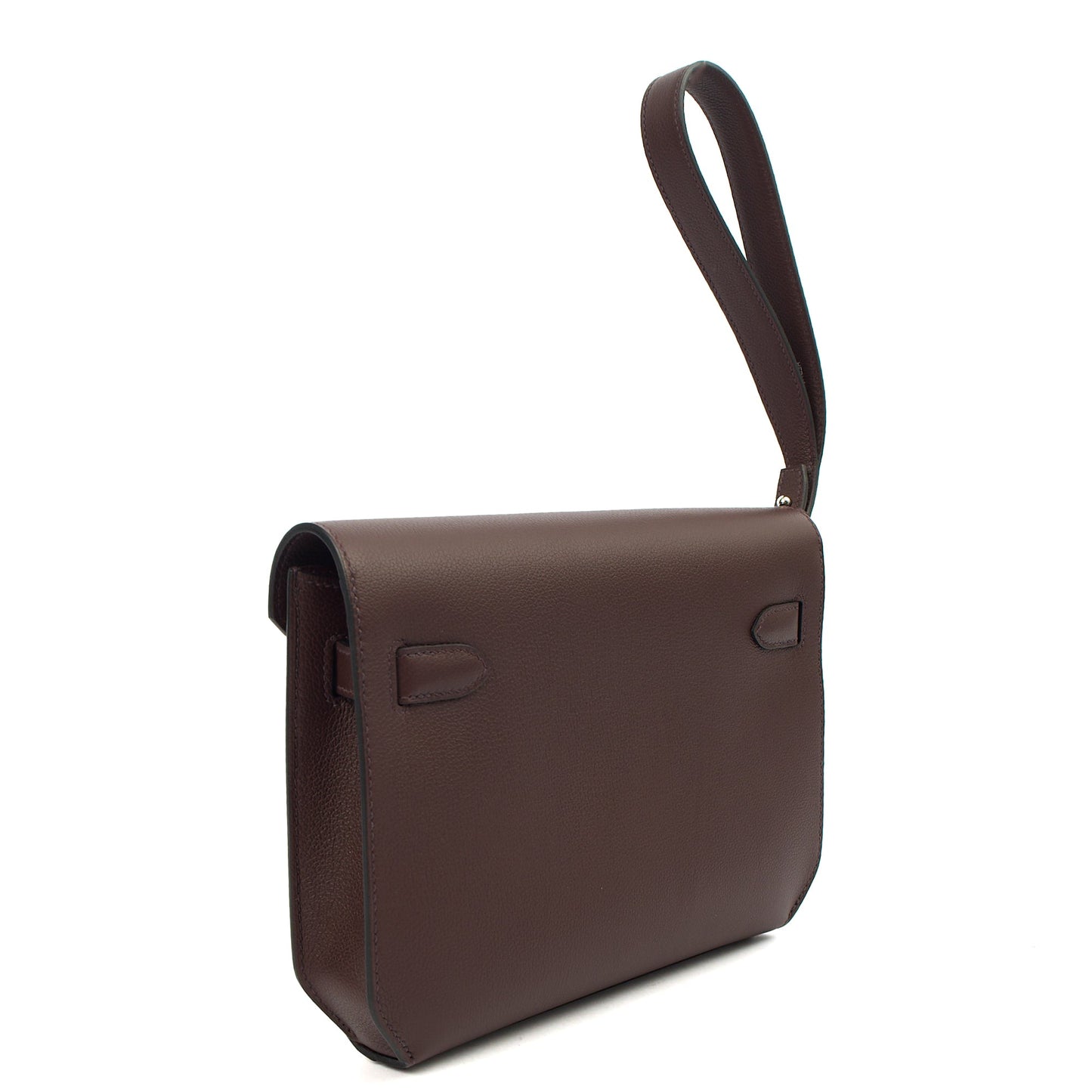 Hermes Kelly Depeches 25 in Rouge Sellier, Evercolour — Alternate View 17