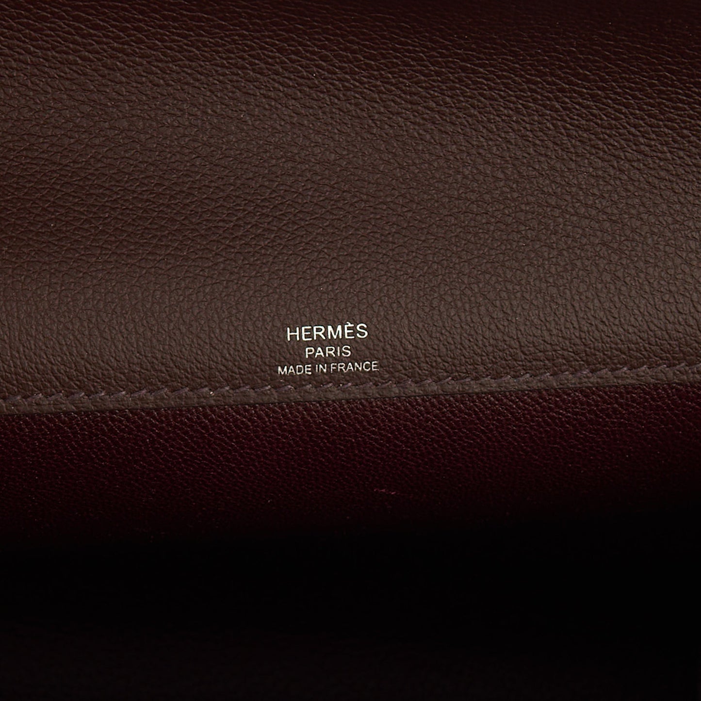 Hermes Kelly Depeches 25 in Rouge Sellier, Evercolour — Alternate View 12