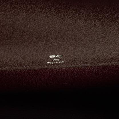 Hermes Kelly Depeches 25 in Rouge Sellier, Evercolour — Alternate View 12