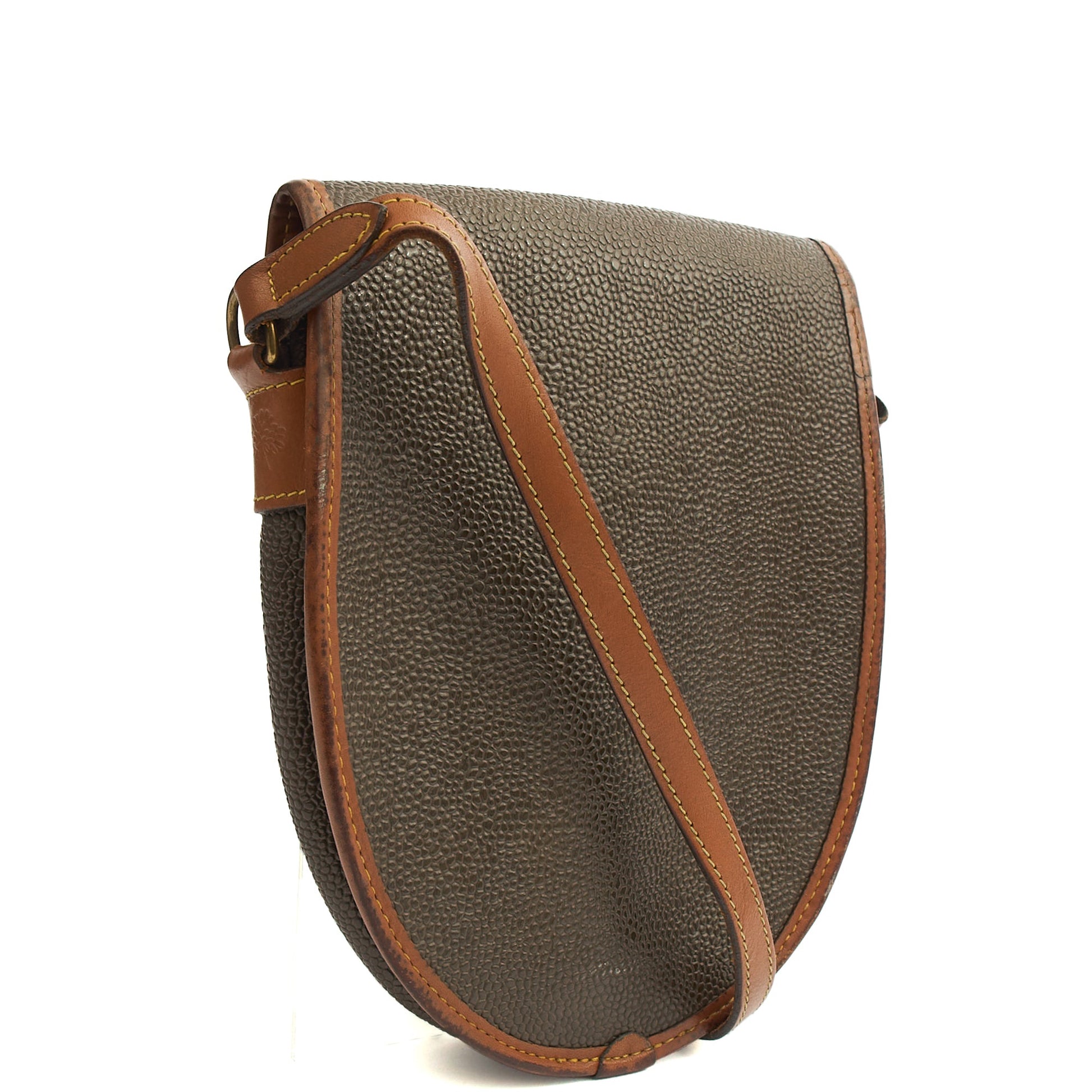 Mulberry Cross Body Vintage Messenger in Green, Scotchgrain — Alternate View 8