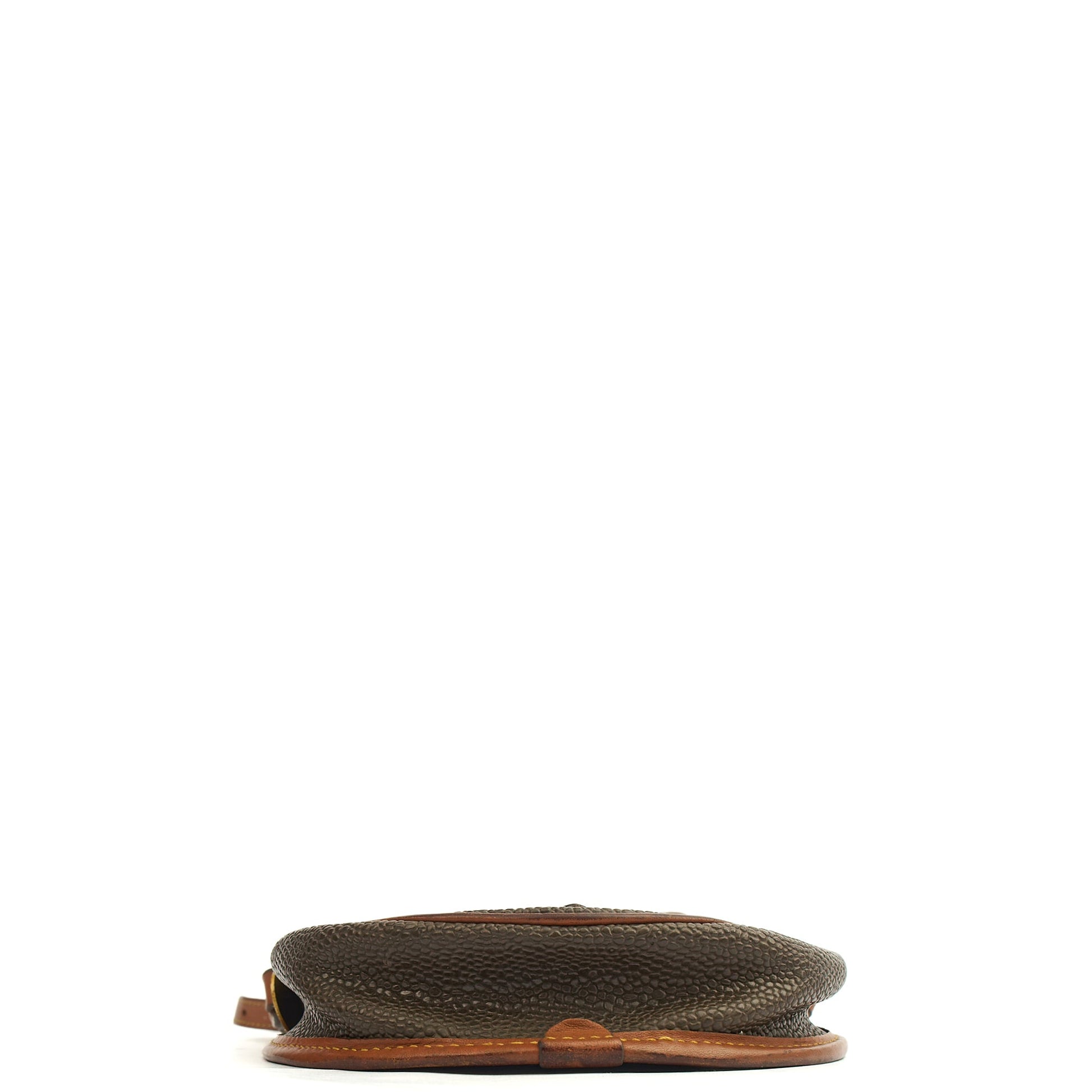 Mulberry Cross Body Vintage Messenger in Green, Scotchgrain — Top View