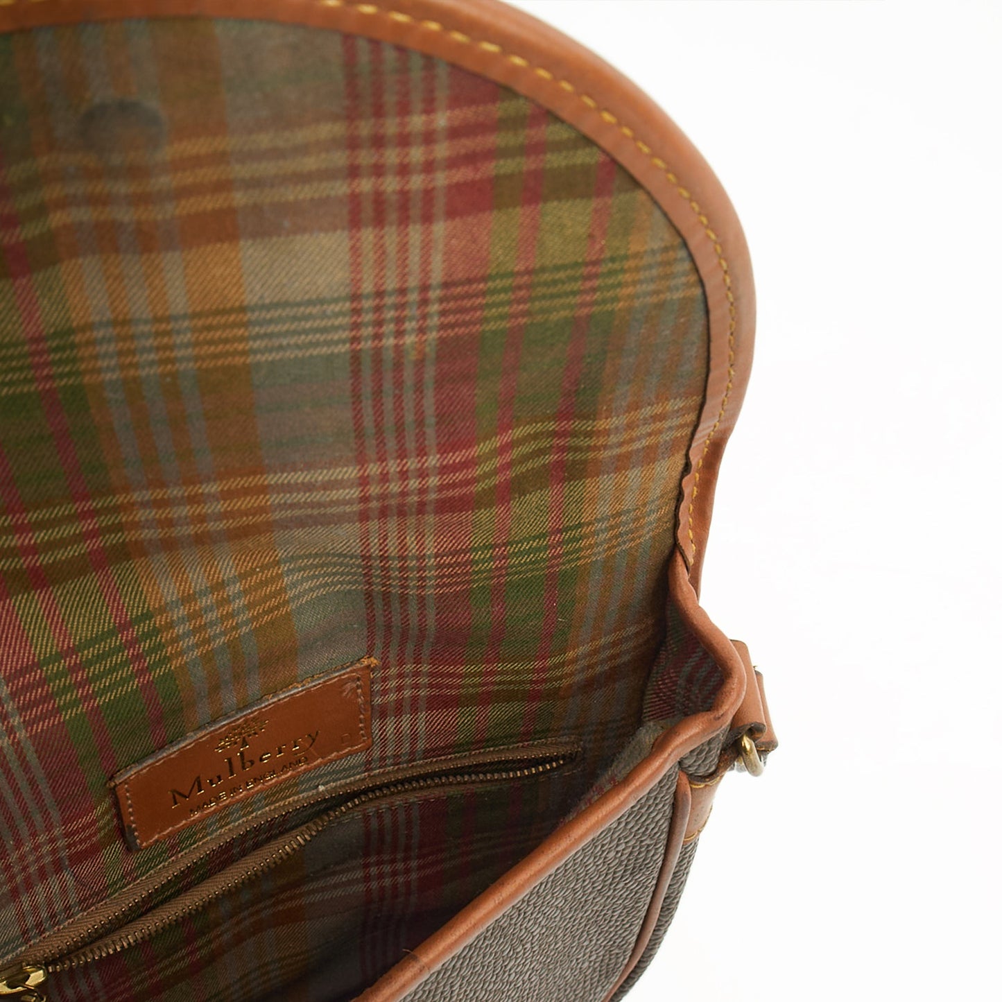 Mulberry Cross Body Vintage Messenger in Green, Scotchgrain — Alternate View 17