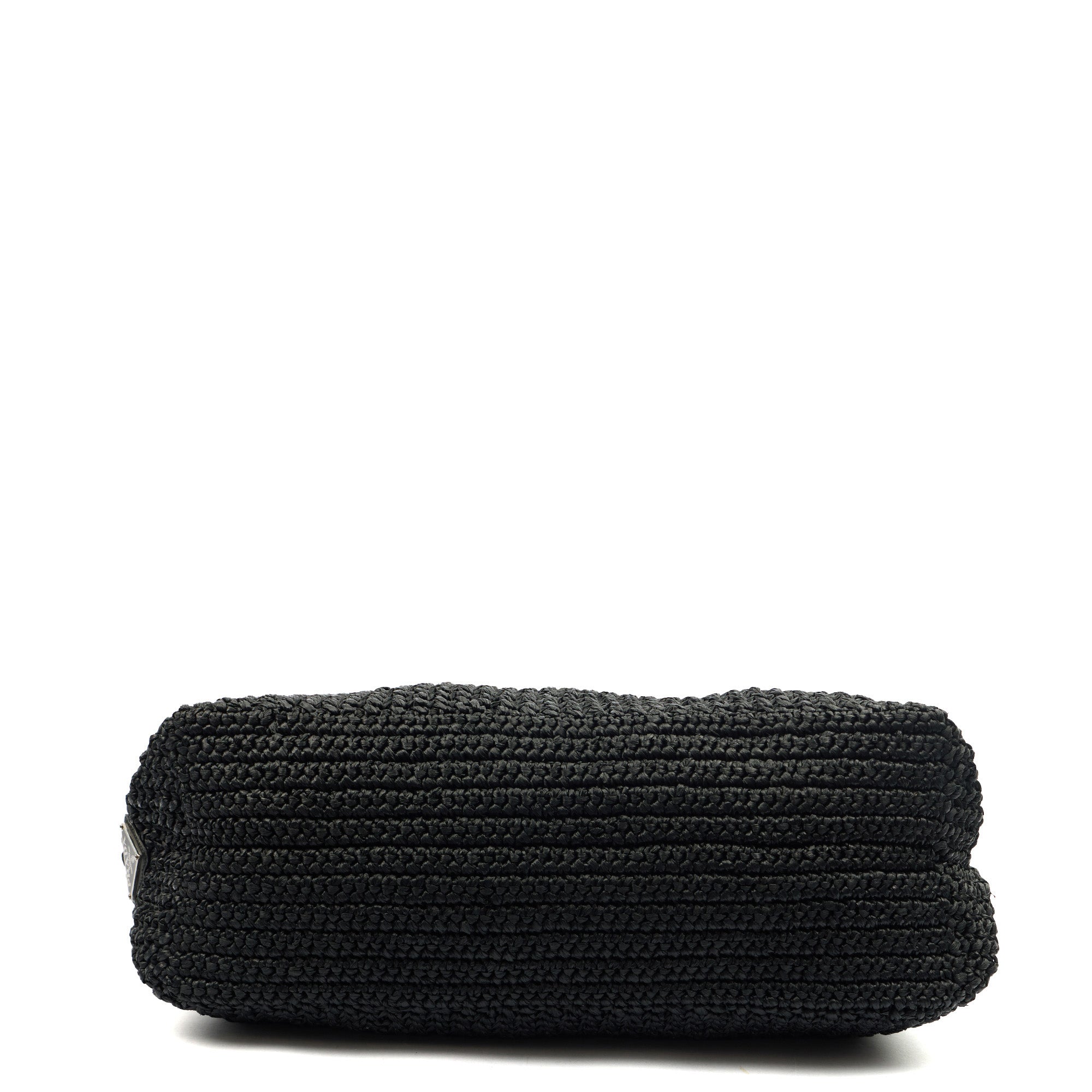 Prada Tote Raffia Summer Tote in Black, Fabric — Alternate View 10
