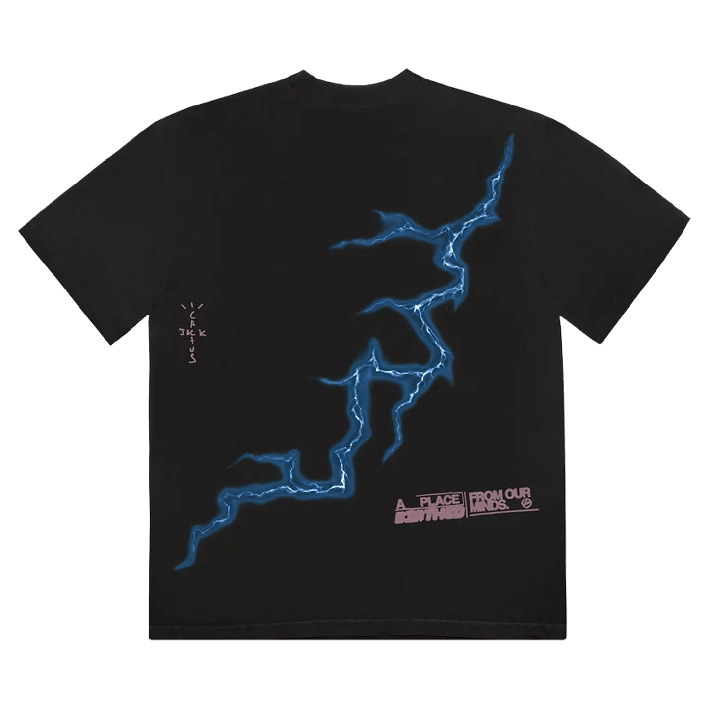 Cactus Jack by Travis Scott For Fragment Danger Tee 'Black' — XXS — Side View