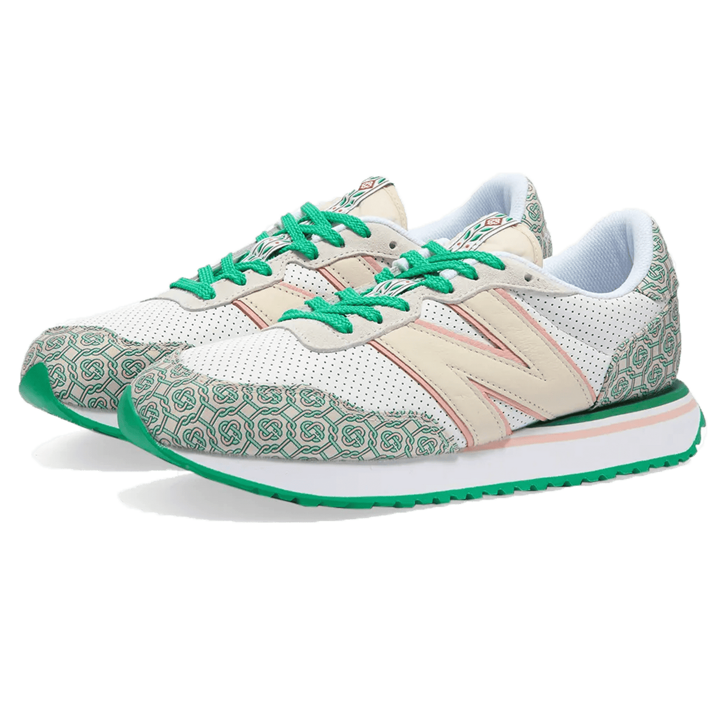 Casablanca x New Balance 237 'Munsell White Green' — UK 3.5 | EU 36 | US 4 — Side View