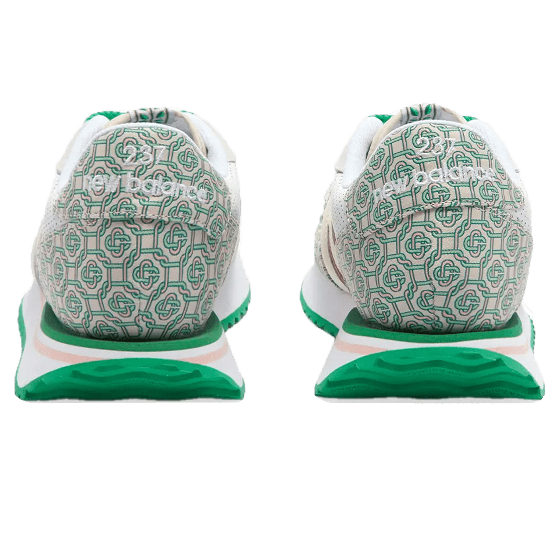 Casablanca x New Balance 237 'Munsell White Green' — UK 3.5 | EU 36 | US 4 — Back View