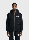 Legende Paris COLD WORLD HOOD - BLACK — XS — Front View