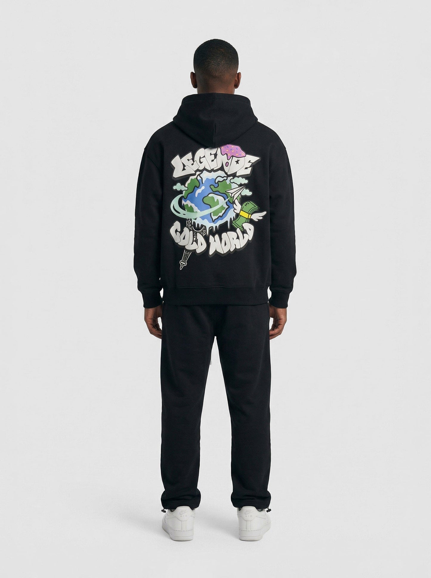 Legende Paris COLD WORLD PANT - BLACK — XS — Top View