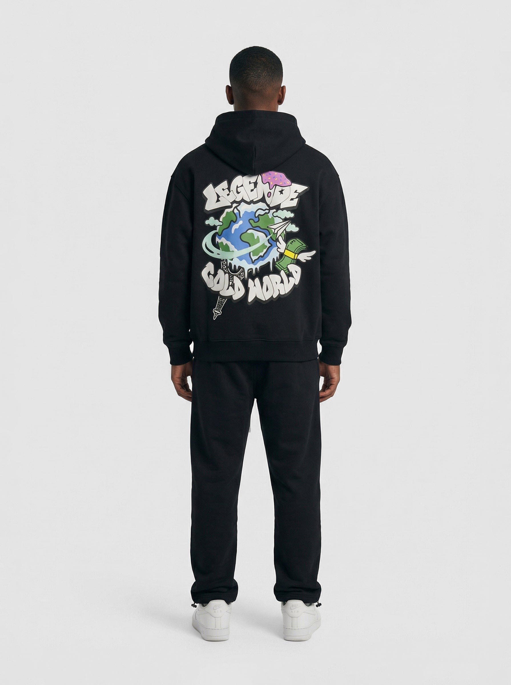 Legende Paris COLD WORLD PANT - BLACK — XS — Top View