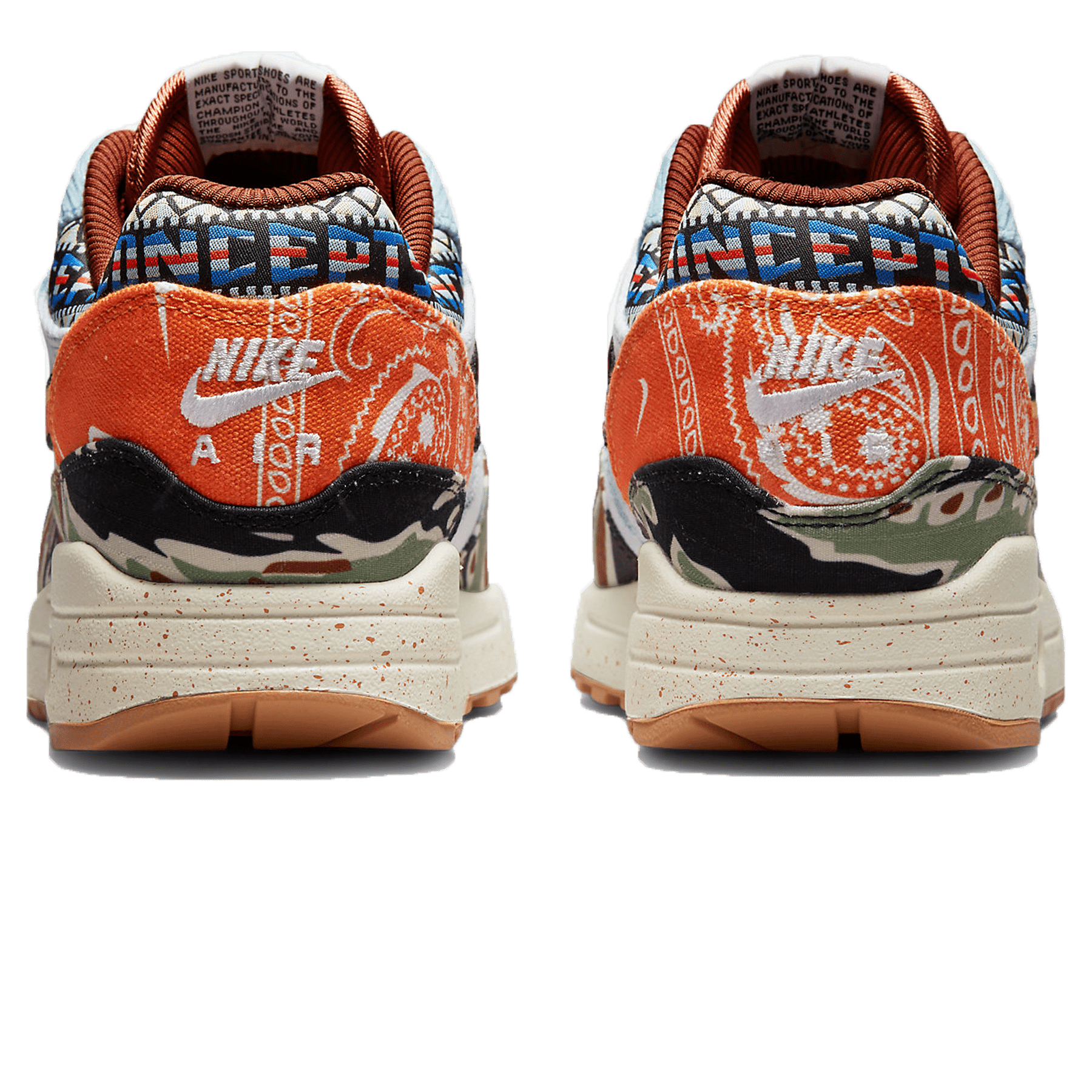 Concepts x Nike Air Max 1 SP 'Heavy' — UK 3 | EU 35.5 | US 3.5 — Back View