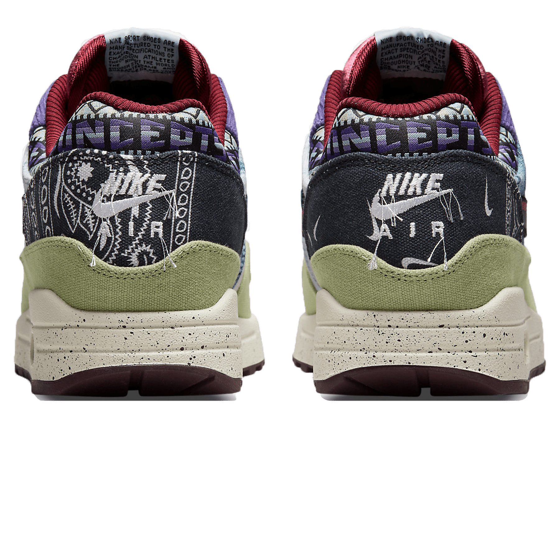 Concepts x Nike Air Max 1 SP 'Mellow' — UK 3 | EU 35.5 | US 3.5 — Back View