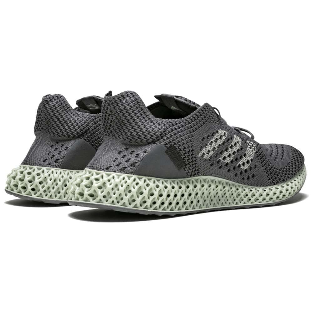 adidas Futurecraft 4D Grey — UK 3.5 | EU 36 | US 4 — Back View