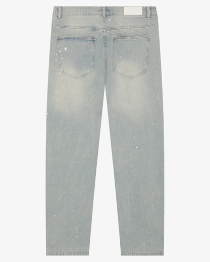 Magiri Core Painted Straight Jeans 'Blue' — Light Blue — Size 28 — Side View