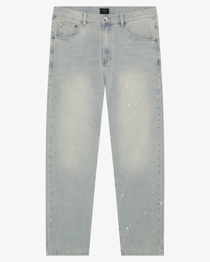 Magiri Core Painted Straight Jeans 'Blue' — Light Blue — Size 28 — Front View