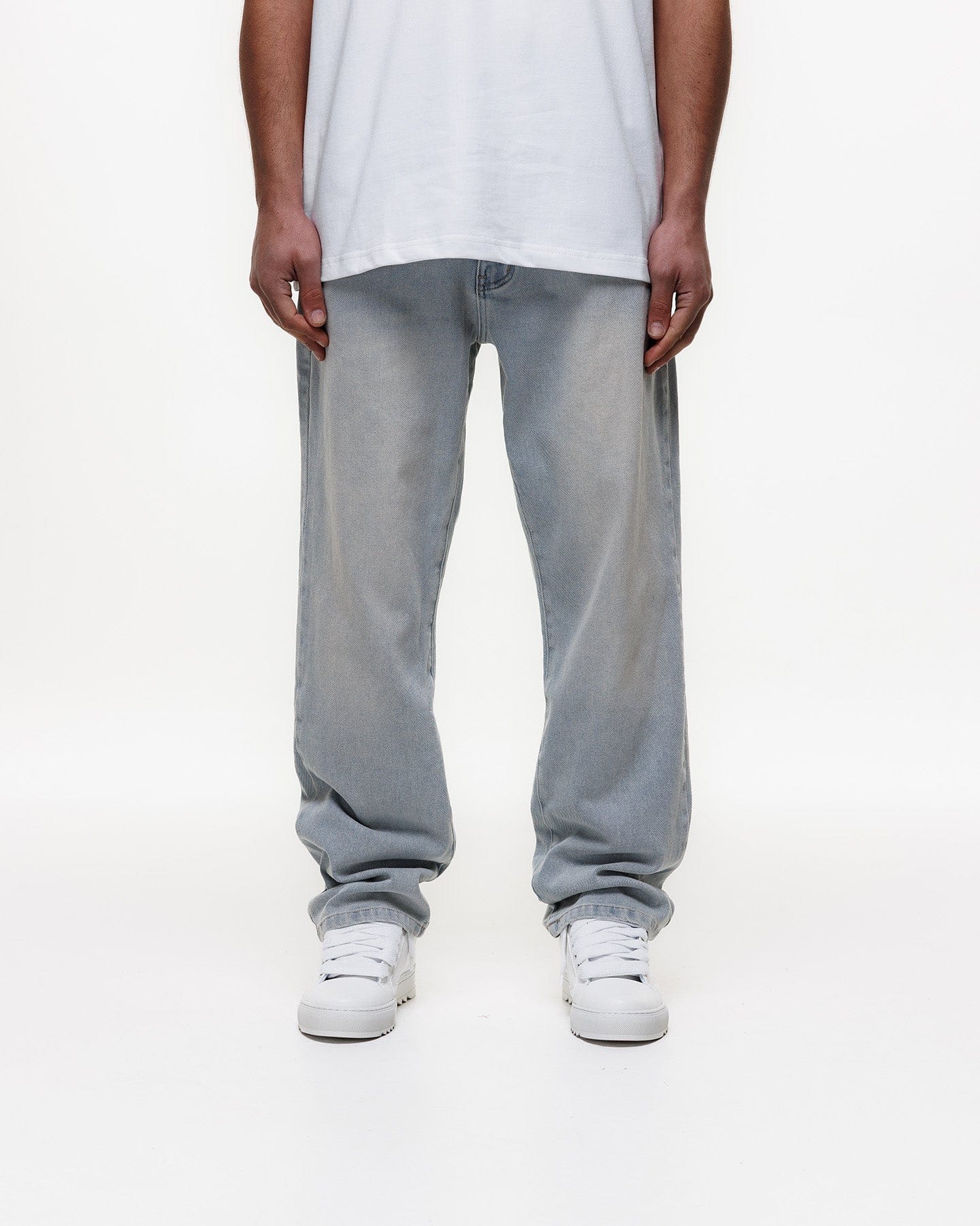 Magiri Core Straight Jeans 'Blue' — Light Blue — Size 28 — Top View
