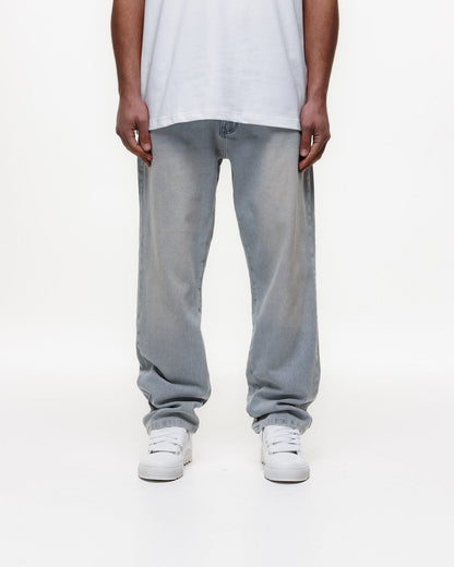 Magiri Core Straight Jeans 'Blue' — Light Blue — Size 28 — Top View