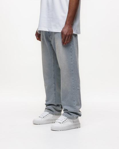 Magiri Core Straight Jeans 'Blue' — Light Blue — Size 28 — Detail View