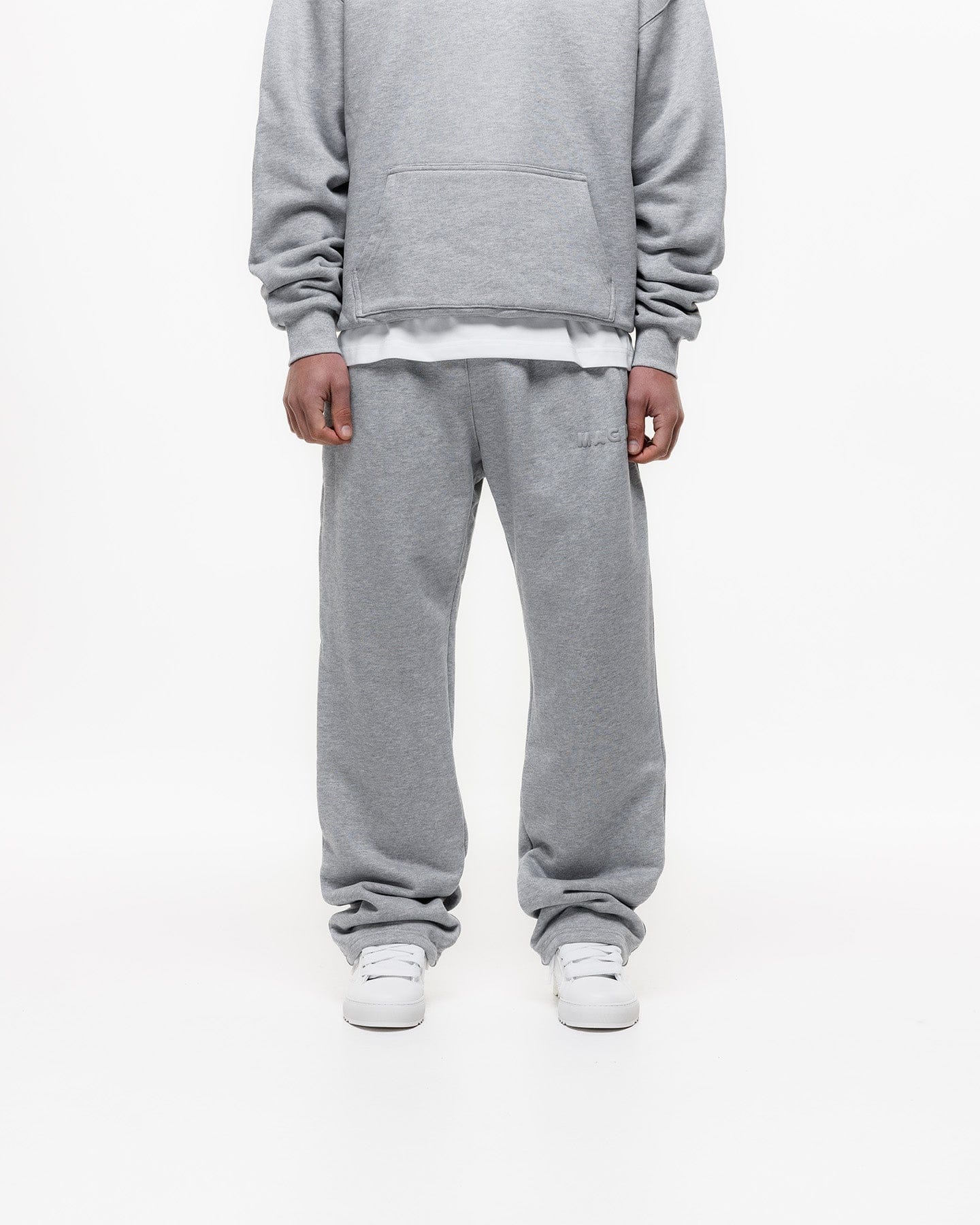 Magiri Core Puff Printed Joggers 'Grey' — Grey — Size S — Top View