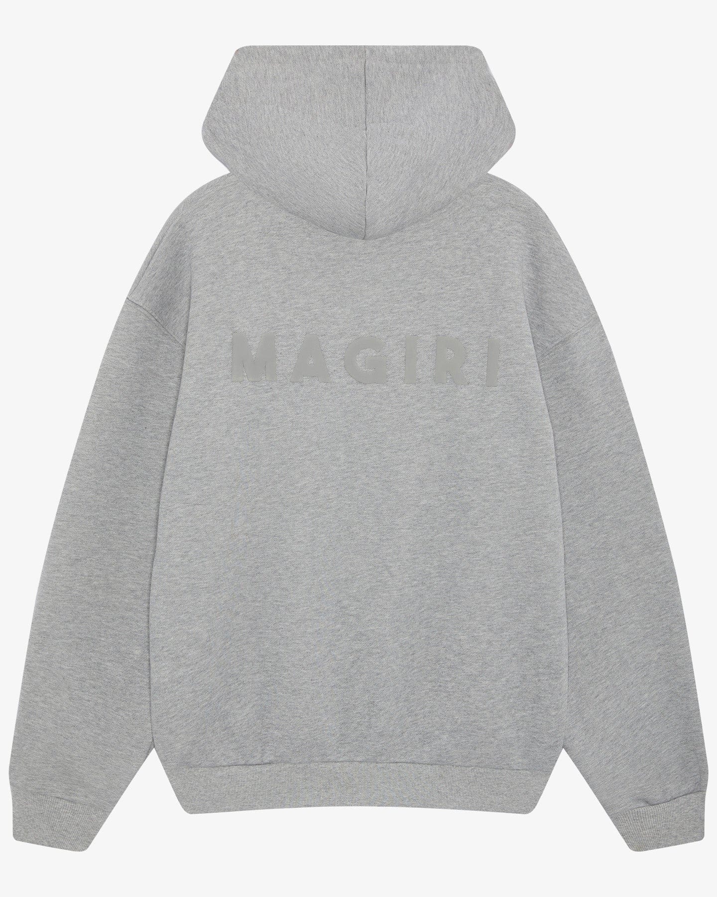 Magiri Core Puff Printed Hoodie 'Grey' — Grey — Size S — Side View