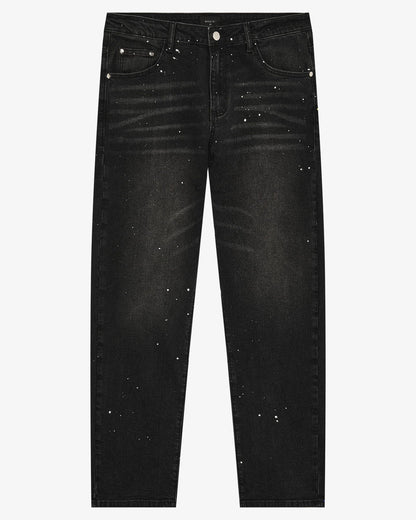 Magiri Core Painted Straight Jeans 'Black' — Black — Size 28 — Front View