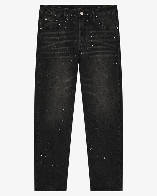 Magiri Core Painted Straight Jeans 'Black' — Black — Size 28 — Front View