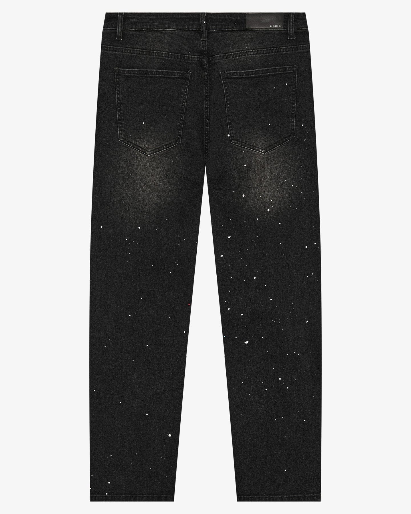 Magiri Core Painted Straight Jeans 'Black' — Black — Size 28 — Side View